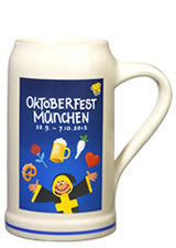 Offizieller Oktoberfestkrug 2012 ohne Zinndeckel